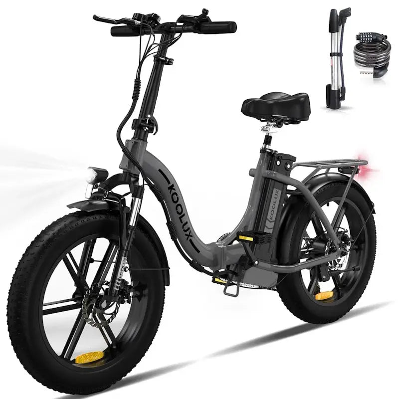 Koolux BK6S 4.0 Folding Fat Tyre E-Bike 250W 15.5mph Top Speed