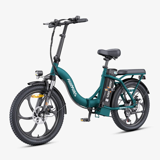 HillMiles MilePort 1 Fat Tyre Folding E-Bike 250W 15.5mph Top Speed EAPC